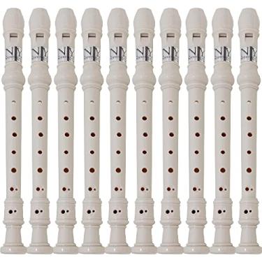 Imagem de Kit 10 Flautas Doce Barroca FL 20B New York