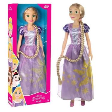 Boneca Rapunzel Busto Styling Head Princesas Disney Baby Brink - 2042