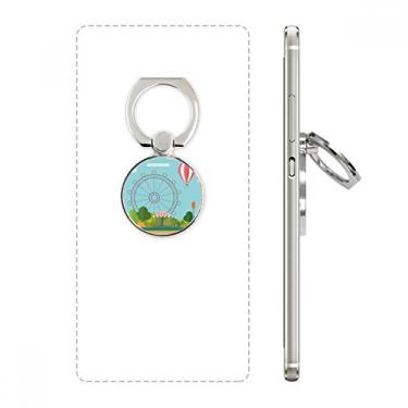 Imagem de Suporte de anel de telefone com balão de roda-gigante para parque de diversões, suporte ajustável