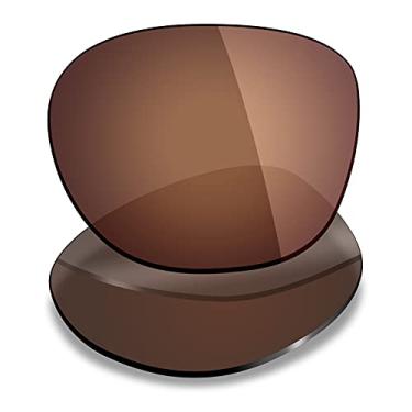 Imagem de Mryok Lentes de reposição polarizadas para Oakley Latch Asian Fit (AF) OO9349 - Marrom bronze