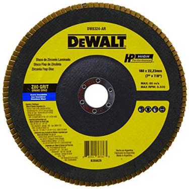 Imagem de DEWALT Disco Flap Fibra de 7 Pol. x 7/8 Pol. (177mm x 22mm) DW8324-AR