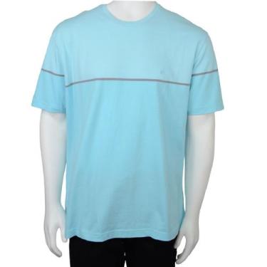 Imagem de Camiseta Masculina Highstil Mc Plus Size Sport Azul Claro