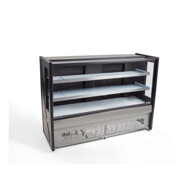 Imagem de Balcão Refrigerado Polar 2 Placas Frias 1,25M Preto Platinum PBR 127v