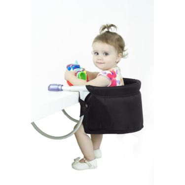 Imagem de Cadeira De Refeicao Suspensa Preta Sapeca Kids Paar Bebes