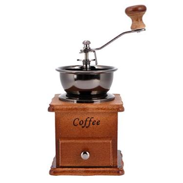 Imagem de Moedor De Grãos Manual Máquina De Moagem De Café - Ferramenta De Fazer Café Estilo Retrô, Mini Moinho De Grãos De Café Doméstico Para Acessórios De Cozinha