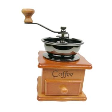Imagem de Generic Moinho de Café com Manivela Manual, Rolo Moedor de Café de Madeira para Grãos de Café Expresso com Especiarias