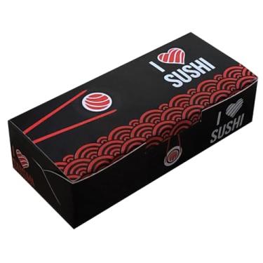 Imagem de Embalagem para sushi Delivery oriental ifood Caixa Comida Japonesa Combinados Oriental - N1-50 Unid