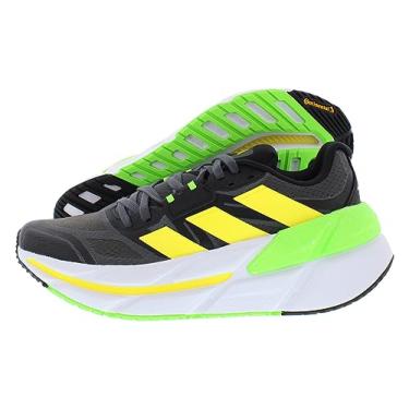 Imagem de adidas Tênis de corrida masculino Adistar Cs, Cinza cinco/feixe amarelo/verde solar, 6.5