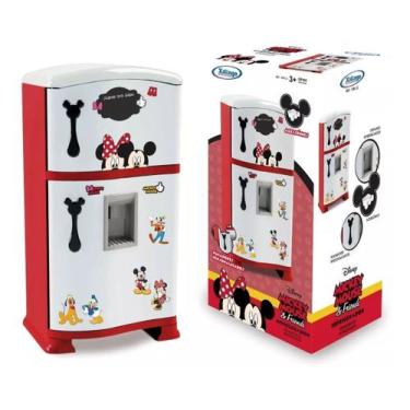 Imagem de Geladeira Cozinha Infantil Mickey Minnie Refrigerador Disney - Xalingo