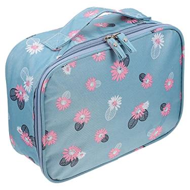 Imagem de DOITOOL Decorativo 1 Unidade De Bolsa De Higiene Pessoal Conjunto De Viagem De Poliéster De Alta Capacidade Organizador De Maquiagem