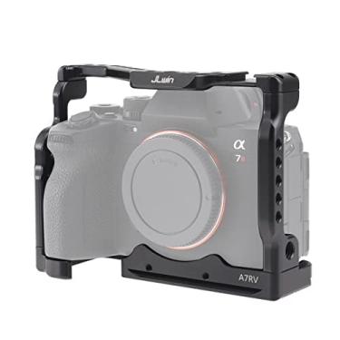 Imagem de Gaiola A7R V, gaiola completa de alumínio Hersmay para câmera sem espelho Sony A7R V Kit de acessórios de suporte Vlog para gravação de vídeo Estabilizador de equipamento de filmagem com orifício de