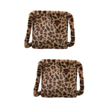 Imagem de PACKOVE 2 Peças bolsa transversal com estampa de leopardo mochila crossbody para mulheres bolsa mensageiro para mulheres bolsa transversal para mulher Bolsa de ombro Moda