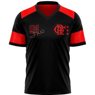 Imagem de Camisa Flamengo Retro  Zico Mundial 1981 Braziline