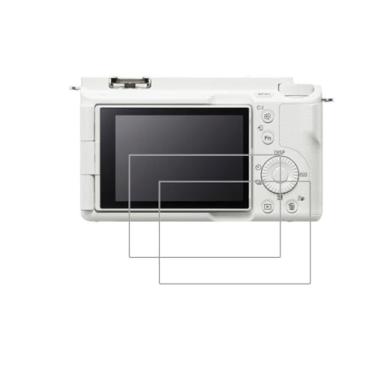 Imagem de VIESUP Protetor de tela de vidro temperado para Sony Alpha ZV-E1 2023 - [Pacote com 2] Película protetora de tela ultrafina para Sony Alpha ZV-E1