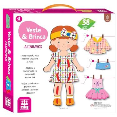Imagem de Alinhavo Veste E Brinca Madeir