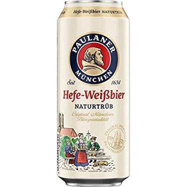 Imagem de Cerveja Alemã Paulaner Weissbier München Lata 500ml (6 Und)