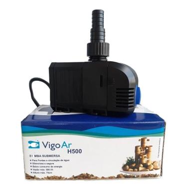 Imagem de Bomba Submersa Para fonte aquática, Cascatas, etc - Bomba Oxigenadora H500 Vigo Ar