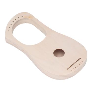 Imagem de Kit DIY de 7 Cordas Basswood Lyre Harp, Instrumento Com Chave de Afinação e Pinos de Ponte, para Iniciantes e Entusiastas de DIY