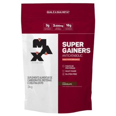 Imagem de Super Gainers Anticatabolic (3kg) - Max Titanium-Unissex