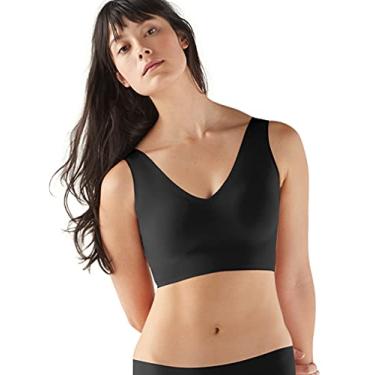 Imagem de True & Co Sutiã feminino com gola V, Preto, (Medium) 34-36A/D