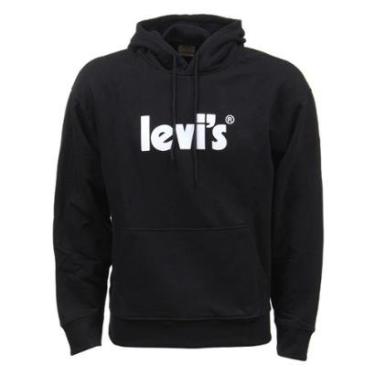 Imagem de Moletom Masculino com Capuz Preto Levi's 33644-Masculino