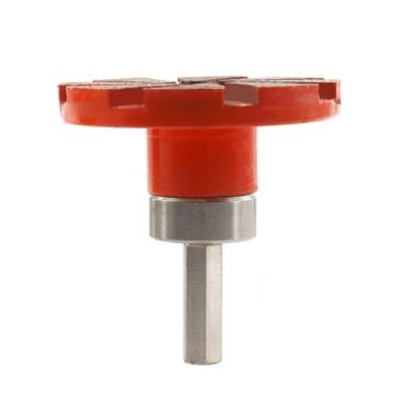 Imagem de Dia35/48/58mm Roda de moagem de diamante para limpeza de fundo de vaso de flores, seixo, pedra de granito M14 ou 5/8-11 com ferramenta de extensão DIY, adaptador sextavado de 58 mm, rosca 5/8,11