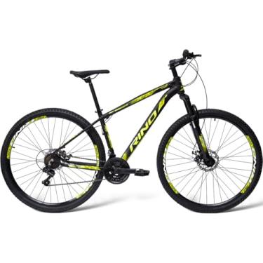 Imagem de Bicicleta Aro 29 Rino Start 21 Velocidades (Preto/Amarelo, 19)
