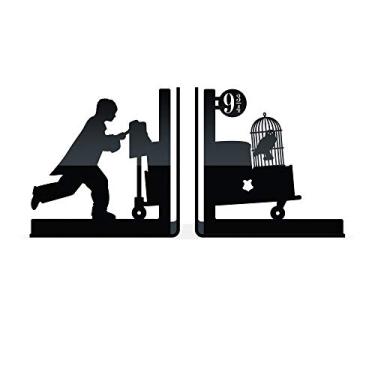 Imagem de Aparador de Livros Plataforma 9 3/4 Harry Potter Preto Plástico