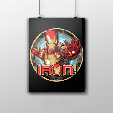 Imagem de Placa Decorativa Homem De Ferro Marvel Desenho