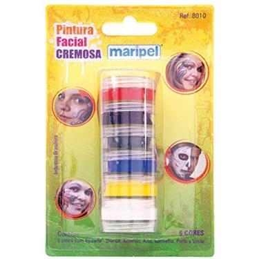 Imagem de Pintura Facial Cremosa, Maripel 8010, Multicor