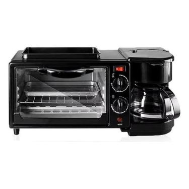 Imagem de Máquina Café Da Manhã 3 Em 1 Forno Frigideira Cafeteira 110V - S.G Sty