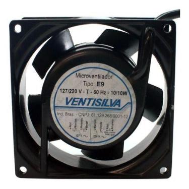 Imagem de Micro Ventilador Cooler Ventoinha 92x92x39mm E9al Bivolt - Ventisilva