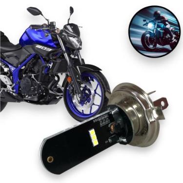 Imagem de Lâmpada Led Moto Yamaha Mt 03 H4 6000k Super Branca - Thork