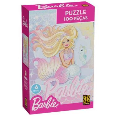 Imagem de Puzzle 100 Peças Barbie Brilhante - Grow
