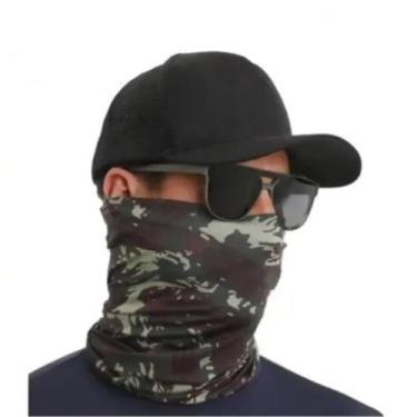 Imagem de Bandana Camuflada Masculina e Feminina Ciclismo Balaclava Corrida Pesc