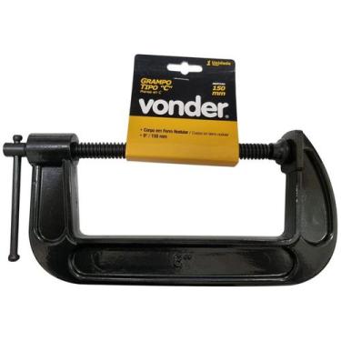 Imagem de Grampo para Marceneiro Tipo C 03" 150mm - Vonder