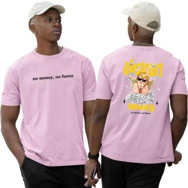 Imagem de Camiseta Algodão Basica No Money No Funny Abstract Angel - Abstract St