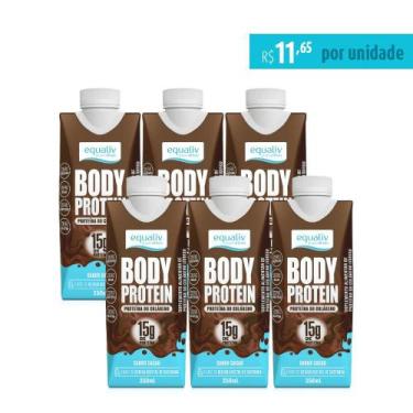 Imagem de Body Protein Cacau  250ml (6 un) - Lojaequaliv