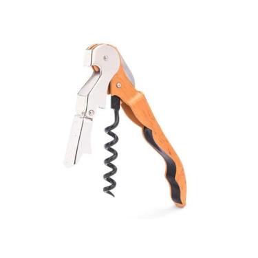 Imagem de Saca-Rolha Dois Estágios Abridor de Garrafa Pulltex Pulltaps, Madeira 