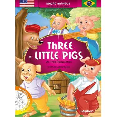 Imagem de Three little pigs - os três porquinhos - edição bilíngue - LEXIKON, 3
