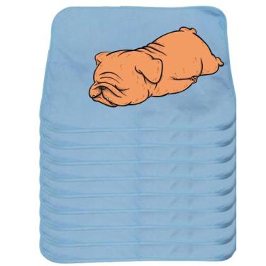 Imagem de 9 Caminhas para Cães e Gatos Dobrável 200 Lavagens 70x50 Azul Antipulg