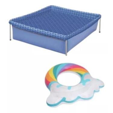 Imagem de Kit Verão Piscina Estruturada 400l + Boia Inflavel - BOTAFOGO