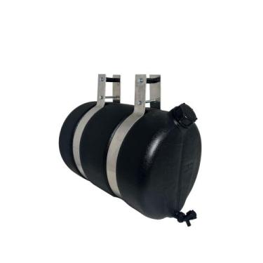 Imagem de Barrica Corote de Água 42l Preto C/Suporte Alumínio - Bepo