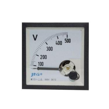 Imagem de Voltímetro Analógico 500V 72X72MM CP-T72 Jng