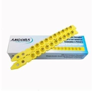 Imagem de Fincapino Espoleta Amarelo Calibre 27 Maganizado Ancora 100 - Abc-Gemo