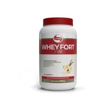 Imagem de Whey Fort Vitafor 900G Baunilha, Baunilha, 900g