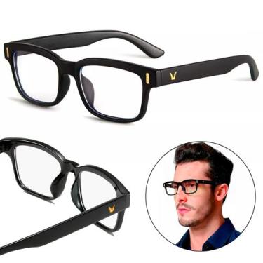 Imagem de Óculos Armação Lente Anti Luz Azul Gamer Descanso Fadiga - Things Nerd