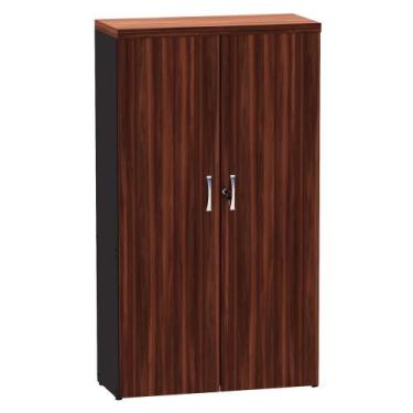 Imagem de Armario Alto 02 Portas PE 40 Pandin 1,60 M Escarlate e Preto