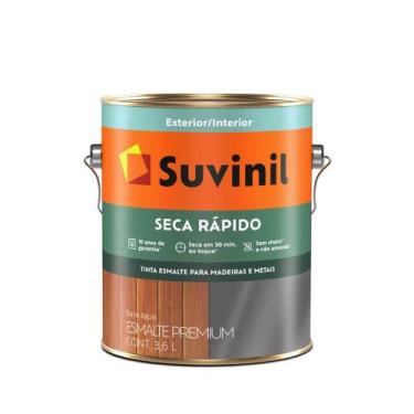 Imagem de Tinta Suvinil para Madeiras e Metais Esmalte Brilhante Seca Rapido 3,6