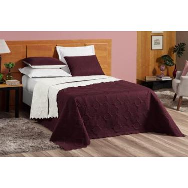 Imagem de Cobre Leito Marie Queen 2 60 M X 2 40m Dupla Face - Casa das Cortinas,